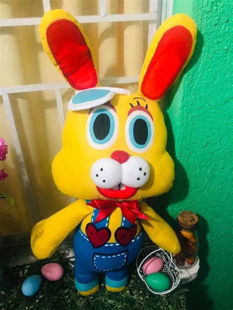 Zipper the Bunny Animal Crossing Plush 30 Inches With Easter - Etsy