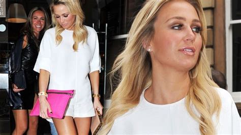 Alex Gerrard Shows Off Her Fabulous Pins On Girls Night Out In