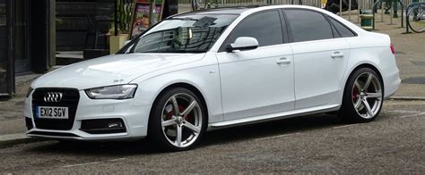 White Audi A4 Saloon Car Free Stock Photo Public Domain Pictures