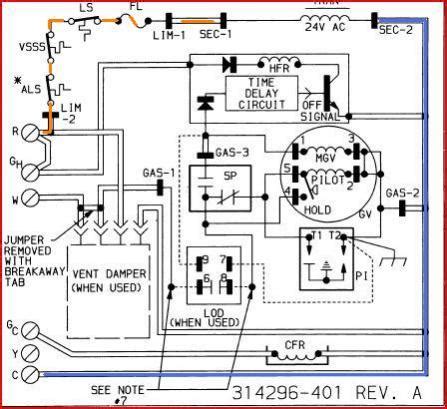 How to read a furnace wiring diagram. Old Bryant furnace fan constantly running - DoItYourself.com Community Forums