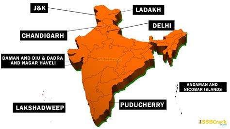 8 Union Territories Of India Explained In Detail Updated 2023 Youtube
