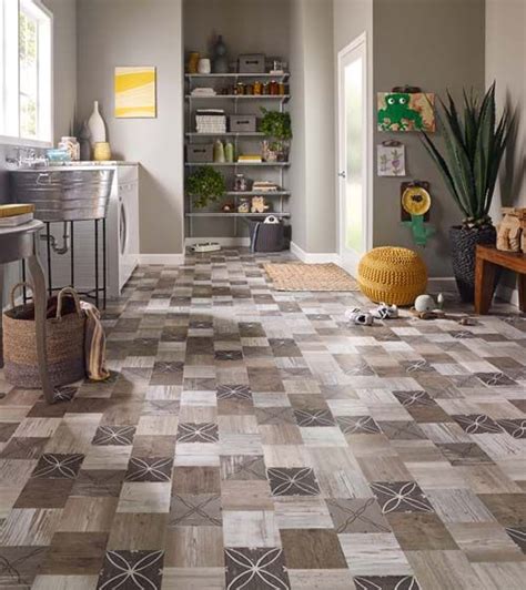 Vinyl flooring costs a fraction of the price of hardwood. You can get Pergo tile too! This Pergo Max Premier ...