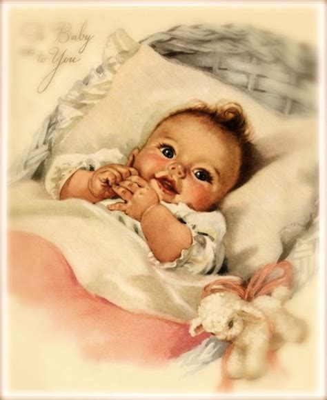 Pin By Roma On Vintage Baby Baby Illustration Vintage Baby Pictures