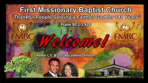 Fmbc Worship Sunday Sunday 10092022 By First Missionary Baptist