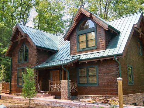 Elegant Log Cabin Exterior Paint Colors 119