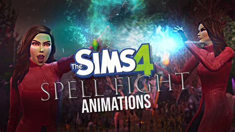 The Sims 4 Animation Pack Download Spell Fight 1 Youtube