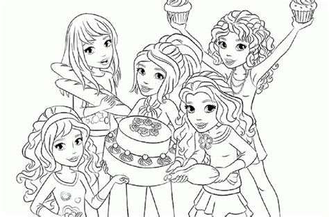 The free printable coloring pages here presented are aimed at girls from 4 to 12. Study Lego Friends Coloring Pages For Girls Lego Ninjago ...