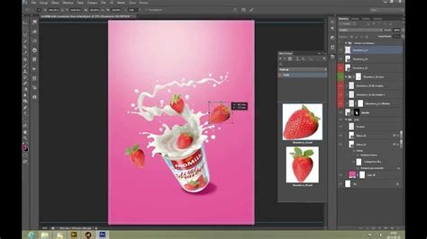 Create A Commercial Print Advertisement Using 3d Splashes Learning