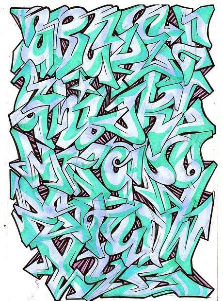9 Graffiti Alphabet Designs Graffiti Tutorial