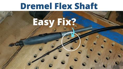 How To Fix Temporarily Dremel Flex Shaft Issue Youtube