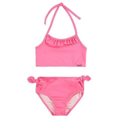 Biquini Infantil Rosa Neon Proteção Uv50 Kukiê Rose 6 Le Petit