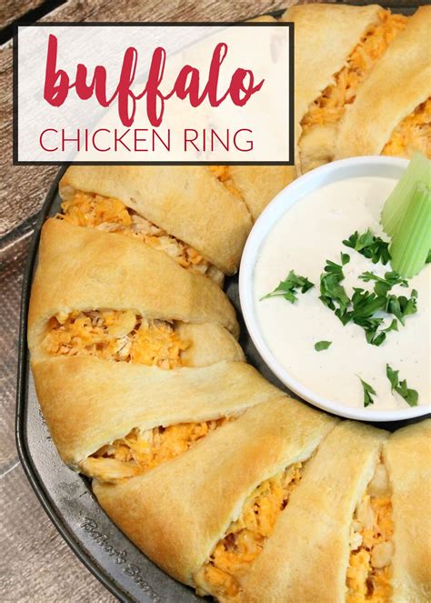(substitute cream of mushroom soup for onion if desired, then add chopped onion). Buffalo Chicken Crescent Roll Ring Recipe