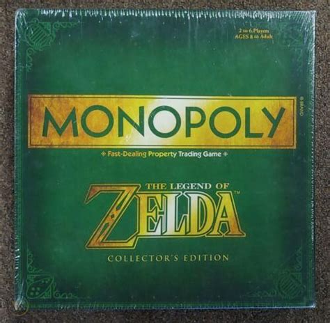 The Legend Of Zelda Monopoly Collectors Edition Board Game Brand New