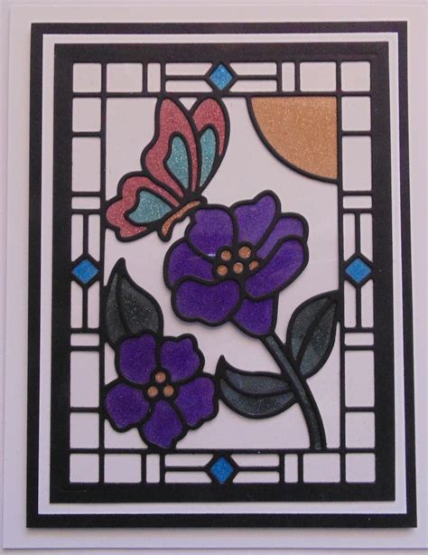 Inky Finger Zone Simple Stained Glass Window Ideas