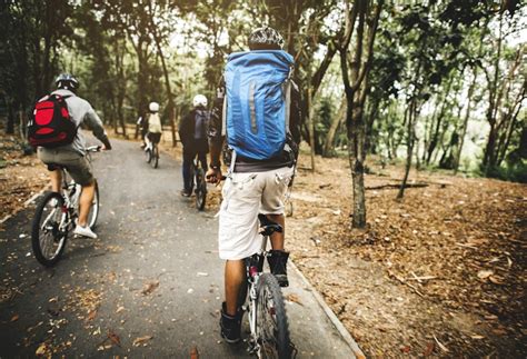 Group Of Friends Out Bicycling Together Royalty Free Stock Photo 413012