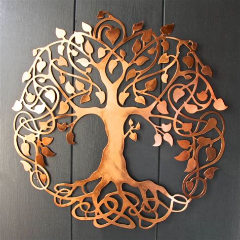 Copper Tree Of Life Wall Art By London Garden Trading