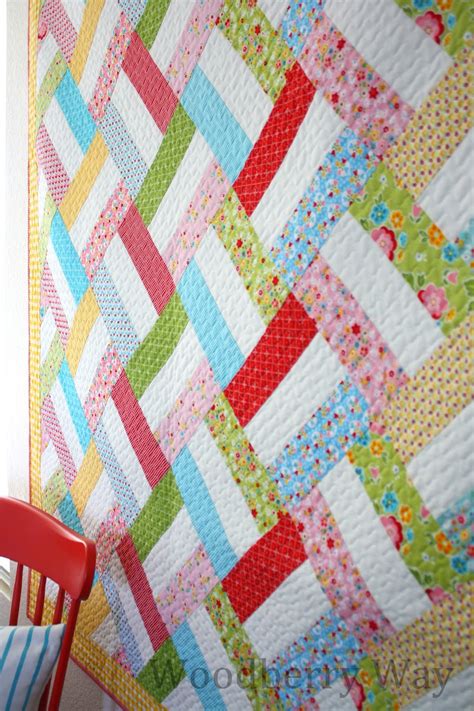 Quilt Story Easy Strip Quilt Pattern From Woodberryway