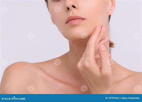 Elegant Young Woman With Perfect Skin Stock Image Image Of Girl