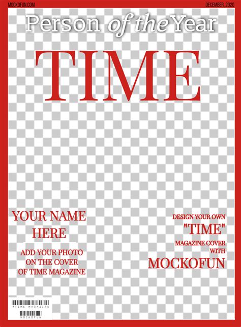 Magazine Cover Template Png