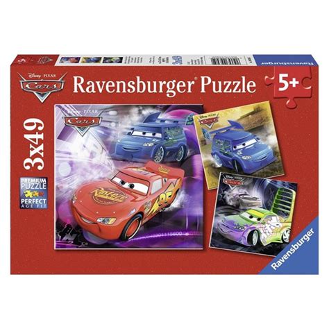 Ravensburger Disney Cars 3x49pc Jigsaw Puzzles At Toys R Us