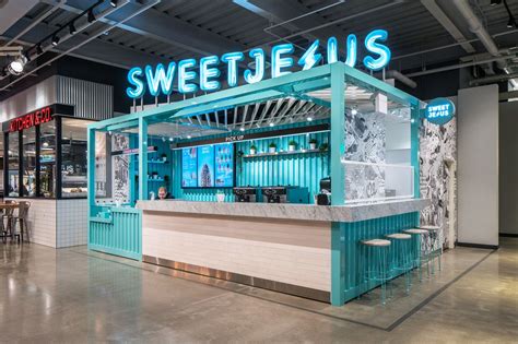 Sweet Jesus Newmarket On Behance In 2020 Kiosk Design Coffee Shop