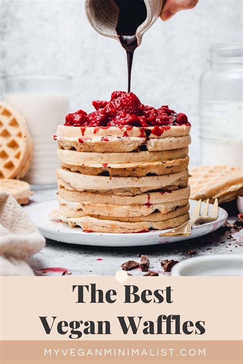 If there were ever a reason to give into your. The Best Vegan Waffle Recipe - My Vegan Minimalist | Recipe in 2020 | Waffle recipes, Easy vegan ...