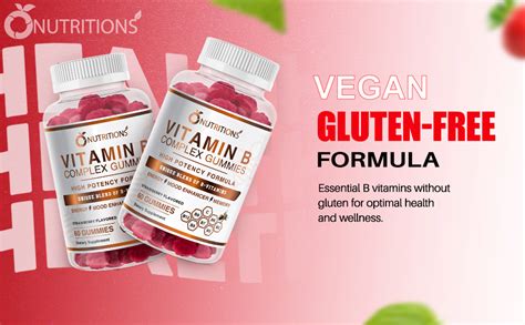 O Nutritions Vitamin B Complex Vegan Gummies With Vitamin