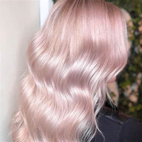 Pinkish Blonde Hair