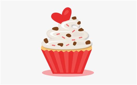 Download High Quality Cupcake Clipart Red Transparent Png