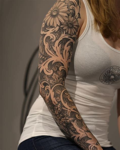 17 Stunning Sleeve Tattoos That Are Prettier Than Clothing Tattoos Sleeve Tattoos For Women