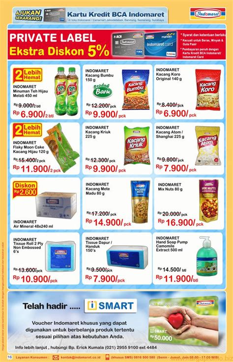Ketika sedang ada katalog alfamart terbaru, biasanya sales alfamart akan menawarkan berbagai macam produk promonya terutama ketika anda berada di kasir untuk membayar belanjaan anda. Katalog Indomaret Terbaru Edisi Spesial 16 - 31 Januari ...