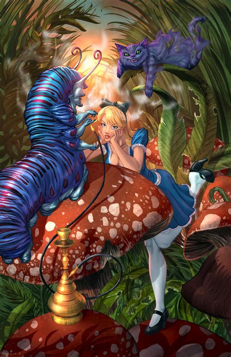 My main focus on this piece was in developing the caterpillar itself. Alice's Adventures in Wonderland: Advice from a ...