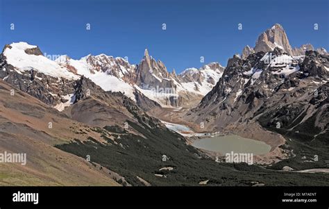 Patagonian Andes Panorama In Los Glaciares National Park In Argentina