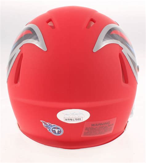 Earl Campbell Signed Titans Amp Alternate Speed Mini Helmet Inscribed