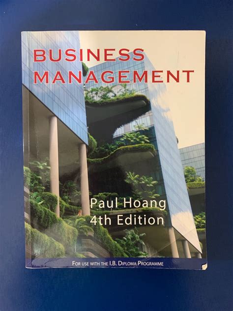 Ib Business Management Hl And Sl Textbook Hobbies And Toys Books