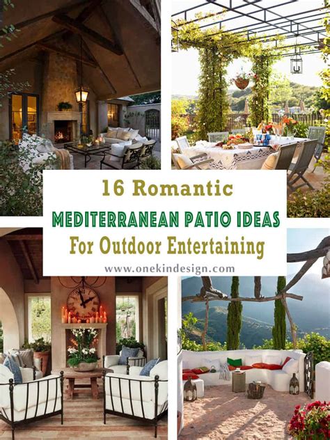 Romantic Mediterranean Patio Ideas For Outdoor Entertaining