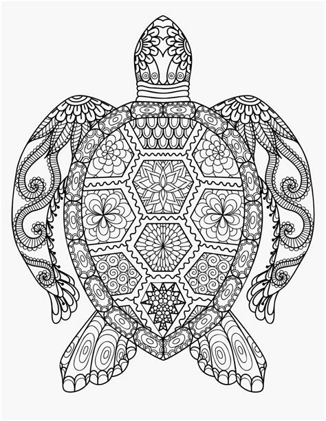 A Mandala Coloring Page That Is A Turtle Too Turtle Coloring Pages My
