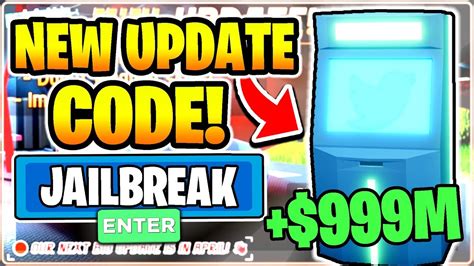 Coupon (5 days ago) in this article you will find the updated list of roblox jailbreak codes list, also we include some information about roblox. *NEW* SECRET WORKING JAILBREAK CODE! BONUS Update! Roblox Jailbreak - YouTube