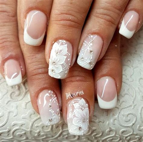 The Wedding Manicure The Beauty Of The Bride Is In The Smallest