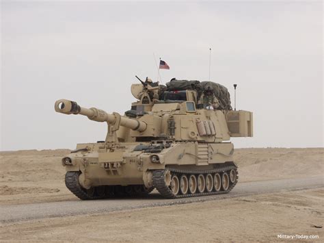 It needs to stop when firing on a target. M109A6 Paladin Images