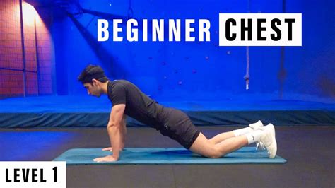 Complete Beginner Chest Workout At Home No Equipment L1 Youtube