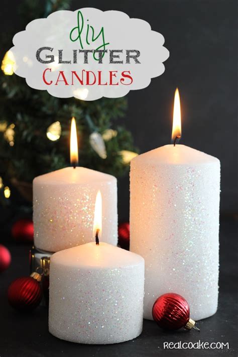 How To Make A Glitter Candle Diy Home Decor Tip Junkie