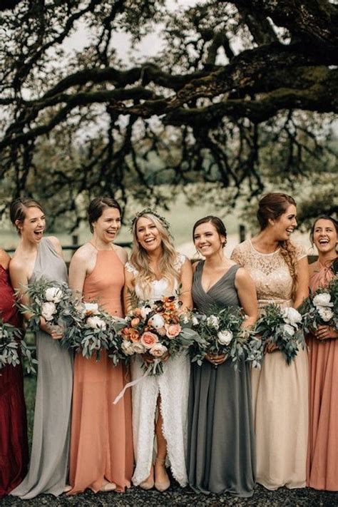 Trending Top 20 Mix And Match Bridesmaid Dresses For 2019 Mix Match Bridesmaids Dresses