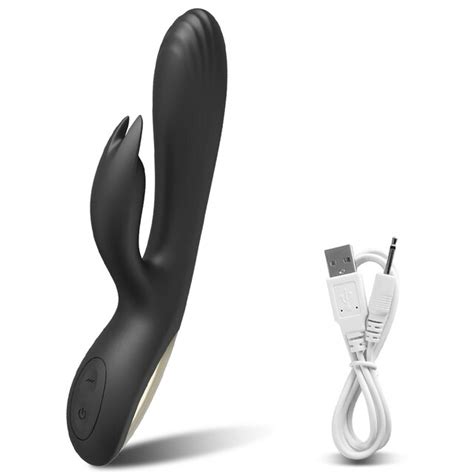 Powerful G Spot Rabbit Vibrator For Women Nipple Clitoris Stimulator Massager Dual Motors Dildo