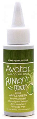 Avatar Funky Fruit Semi-Permanent Hair Color Apple Green