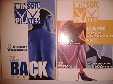 Amazon Com Winsor Pilates 4 DVD Set Includes Basic Accelerated Body