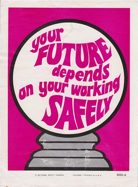 Catchy and easy to remember safety posters we provide only digital content, not physically printed posters Vintage Workplace Safety Poster 1960s National Safety Council