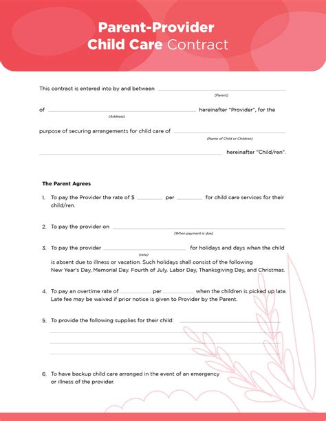 10 Best Home Day Care Forms Printable Pdf For Free At Printablee