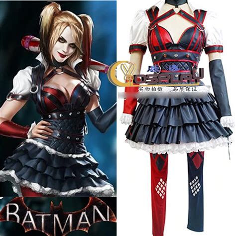 Buy Female Harley Quinn Cosplay Costumes Halloween Costume For Women Full Set