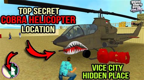 Secret Cobra Helicopter Location Gta Vice City Tips And Tricks Vice